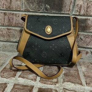 Womens Mark Cross monogram tan crossbody handbag